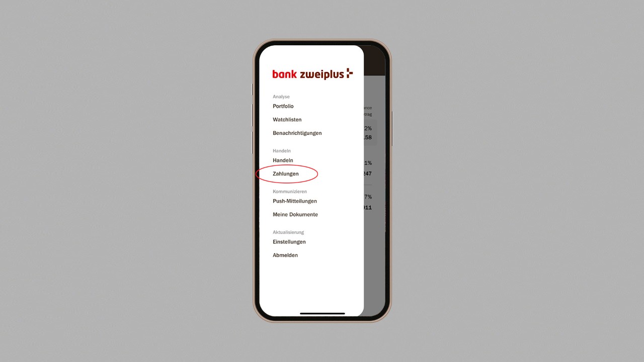 Zahlungen Mobile Banking